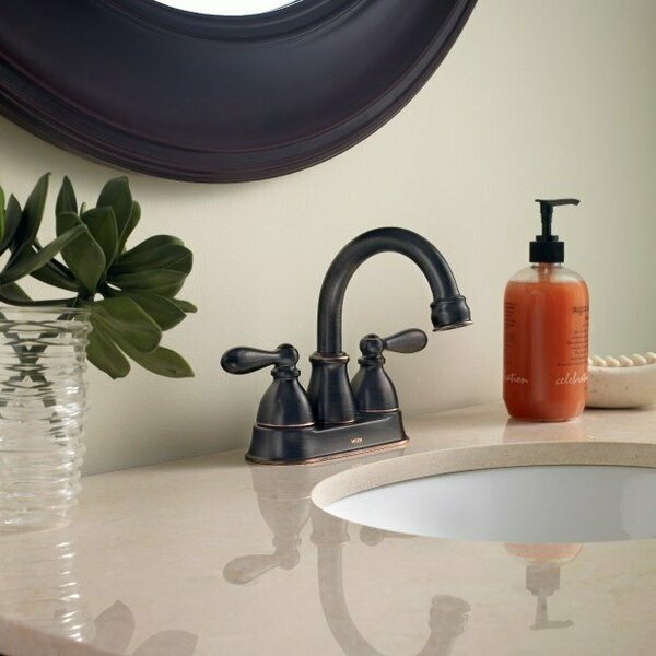 Henssgen Bathroom Faucet, 1.5 gpm, 2-Faucet Hndl, 3-Faucet Hole, Metal, Mediterranean Brnz 0249B 1T